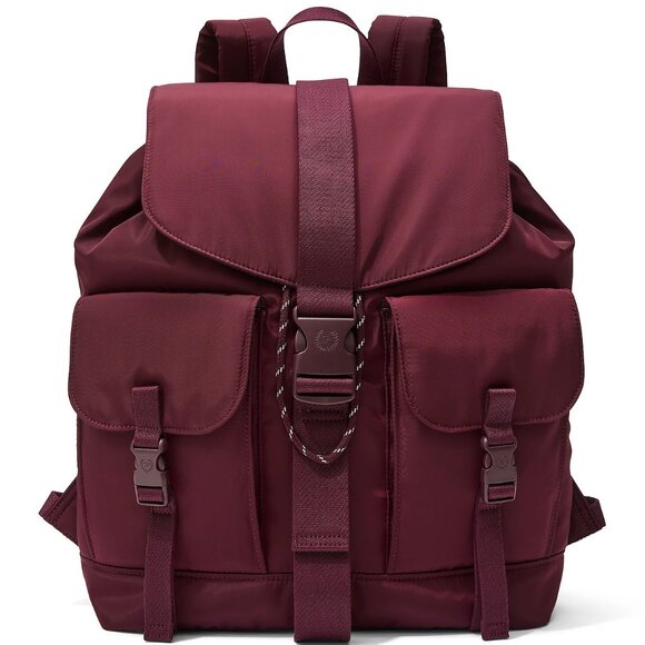 PINK VICTORIA'S SECRET Wild Rose Nylon Cargo Backpack Fits up to a 15" Laptop - Picture 1 of 5